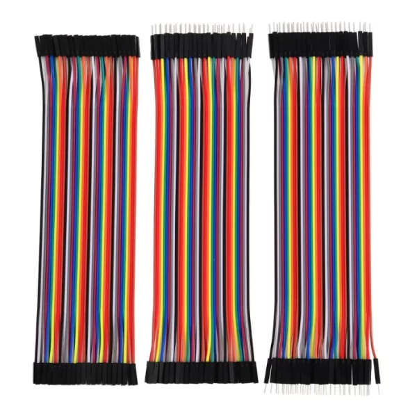 Jumper Wires 20cms M2M, M2F, F2F (40pcs each)
