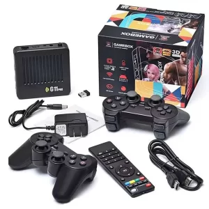 GameBox G11 Pro  (WIFI Retro Video Game Console, Built-in 30000+ Retro Games 2.4G Wireless Gamepad)