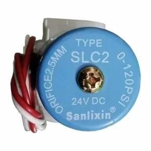 SLX (Sanlixin) Solenoid Valve(SV) for RO with 2 elbows | 24V DC